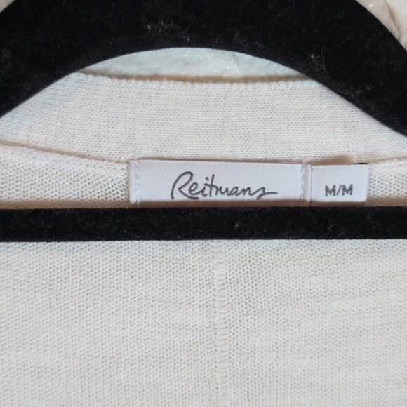 Reitmans Soft White Cardigan Sweater - Picture 2 of 2